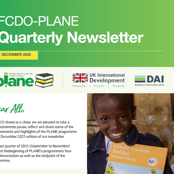 FCDO-PLANE Quarterly Newsletter (December 2025)