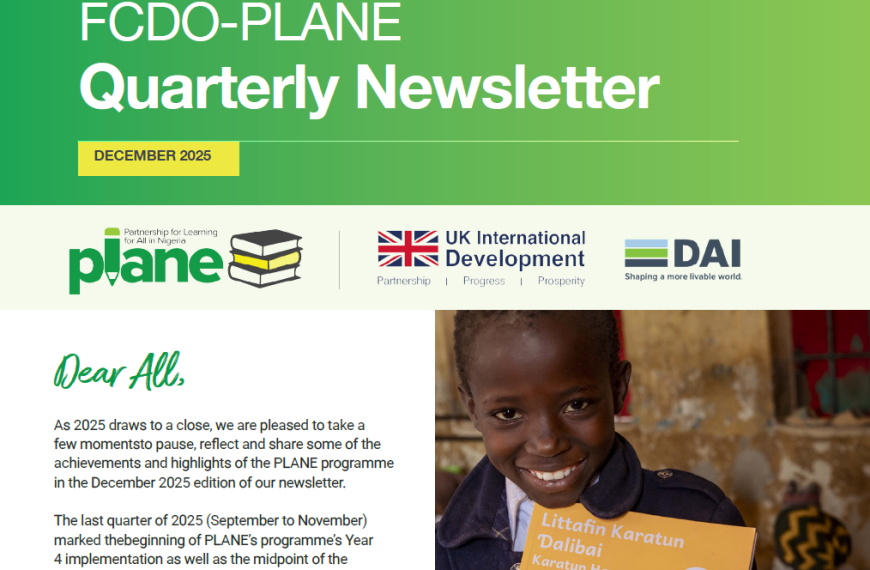 FCDO-PLANE Quarterly Newsletter (December 2025)