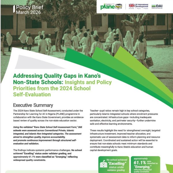 Addressing Quality Gaps in Kano State